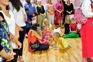 Everyone enjoyed the ribbon cutting ceremony.