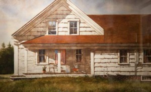  Bradley Hendershot says his work "Divided"represents political division in the country.