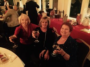 Sofia Clinger, Sue Getz and Sharon Westwood (left to right) wish all a happy holiday