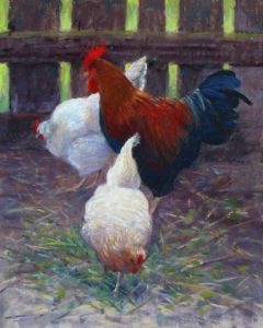 The Barnyard Feast, Helena Emmerick Finn - featured artist Chadds Ford show