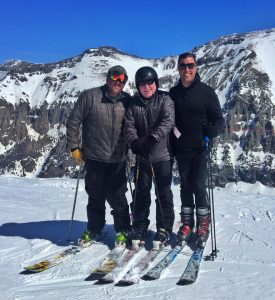 From left to right: Jeremy, George and Daniel Nolan