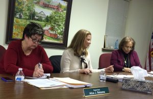 Pocopson Township Supervisors Alice Balsama (from left), Elaine DiMonte, and Ricki Stumpo agree to revisit the daycare proposal after the planning commission reviews materials from those opposing it.