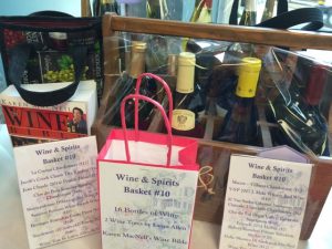 The board of trustees' wine basket has attracted a lot of attention.