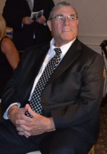 Former Police Chief Edward A. Zunino listens as speakers embark on journey down memory lane.