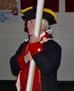 Eugene Hough of Saving Hallowed Ground awaits his turn to speak.