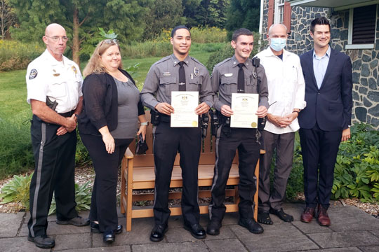 You are currently viewing Kennett officially welcomes new cops