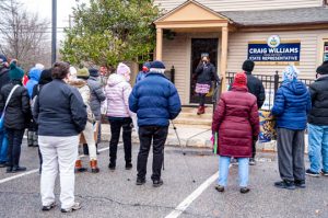 Read more about the article Voting rights rally at Williams’ office