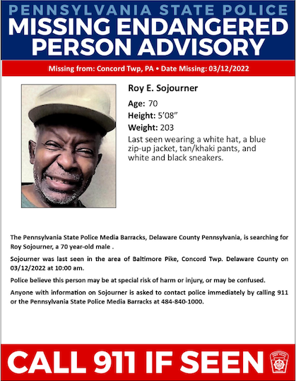 You are currently viewing Missing/endangered person sought