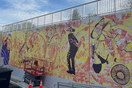 Read more about the article Brandywine Art Guide: Community Mural at Kennett Library