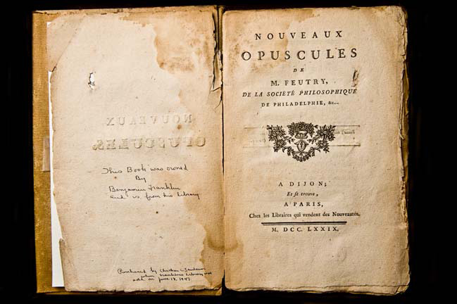 You are currently viewing History Made Personal: Book from Franklin’s personal library